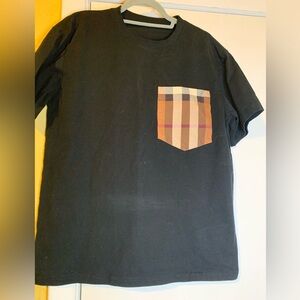 Burberry men’s small black cotton Tee Shirt small